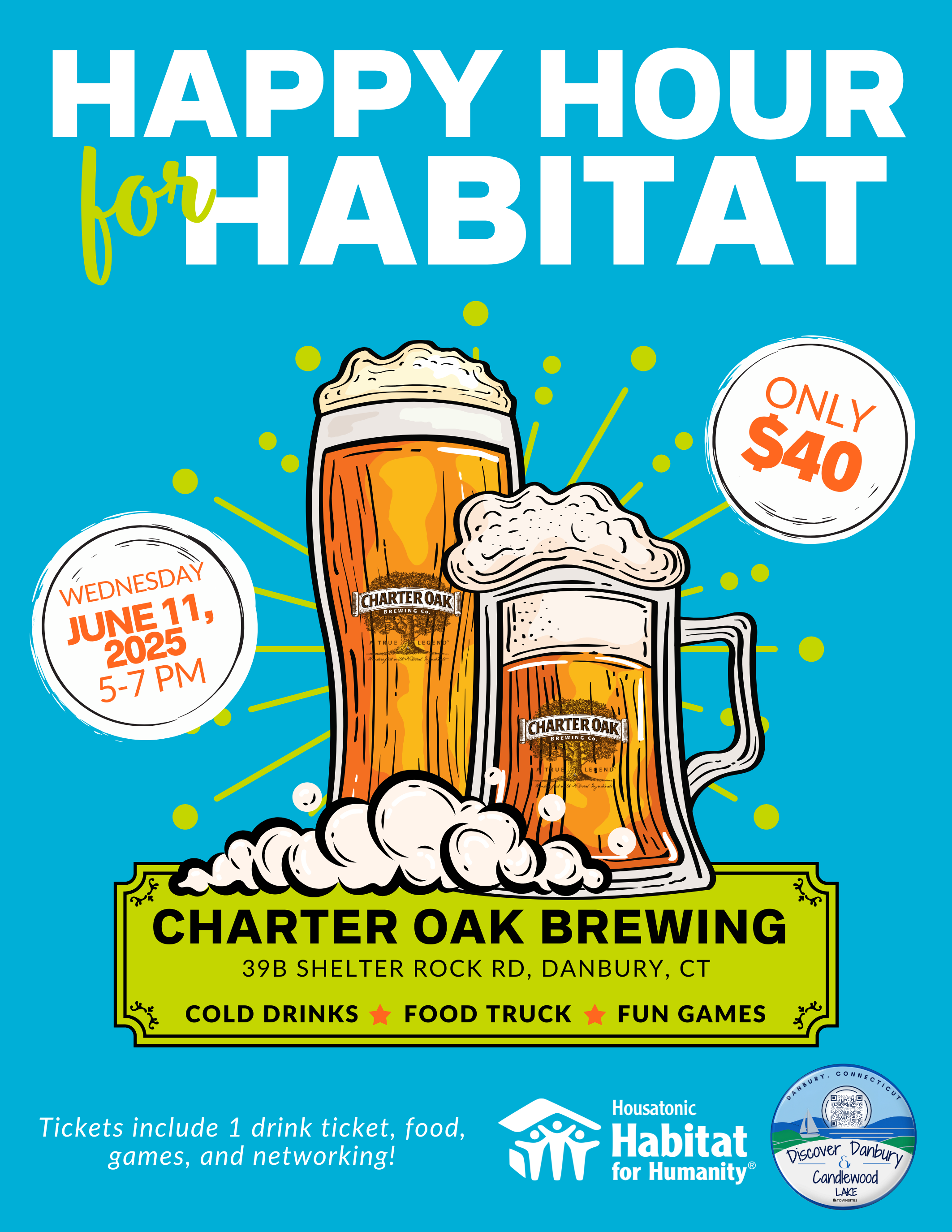 Happy Hour For Habitat Website Graphic Copy