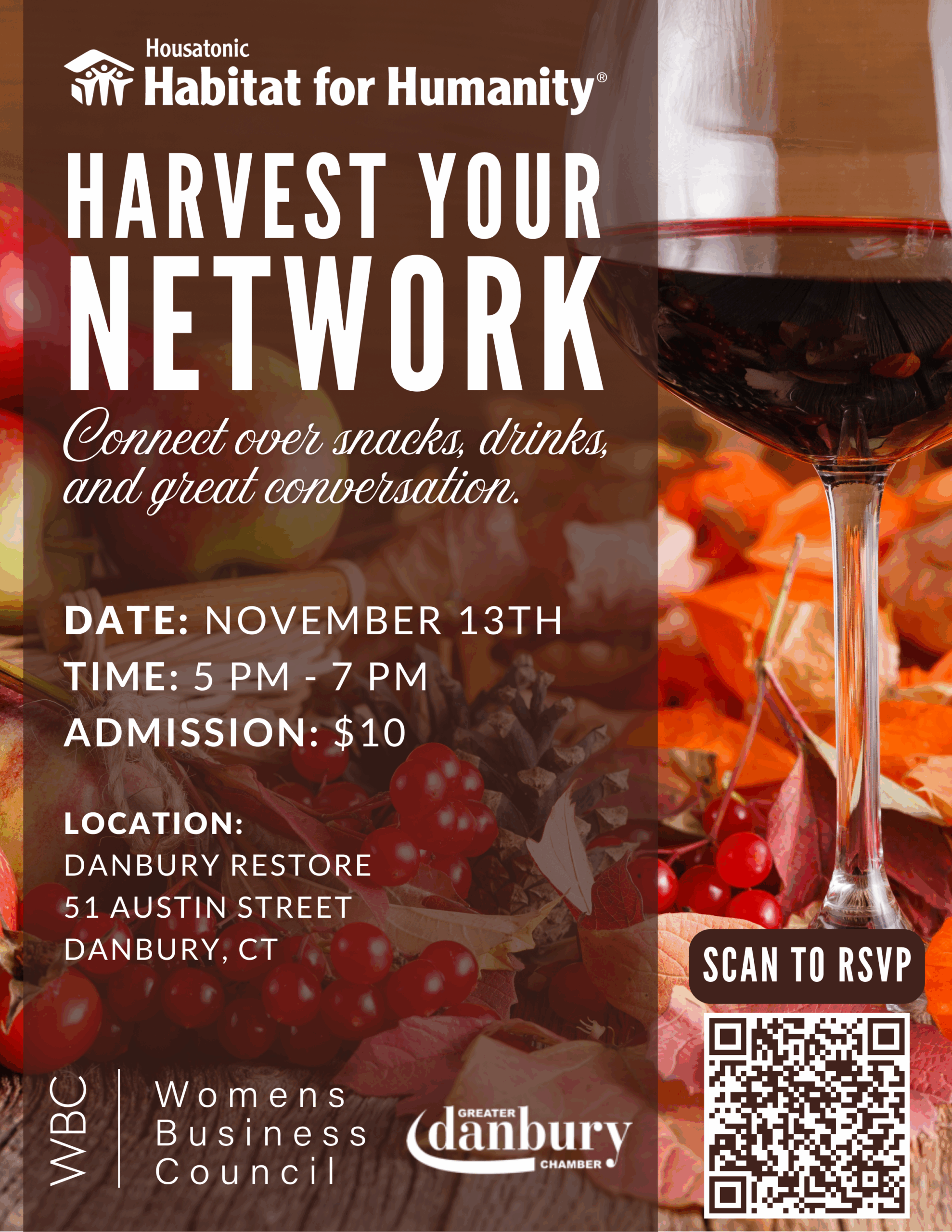 HHFH WBC Harvest Your Network Flyer 11.13.25